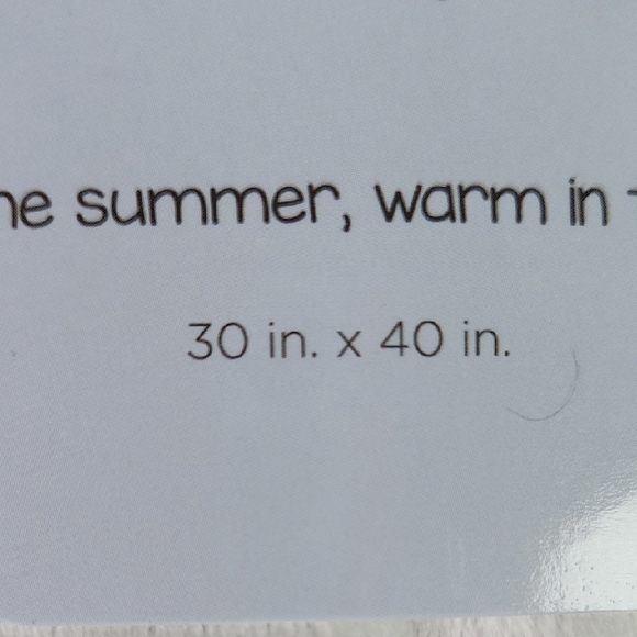 YEAR ROUND BOYS BABY BLANKET COOL IN SUMMER, WARM IN WINTER - Picture 5 of 7